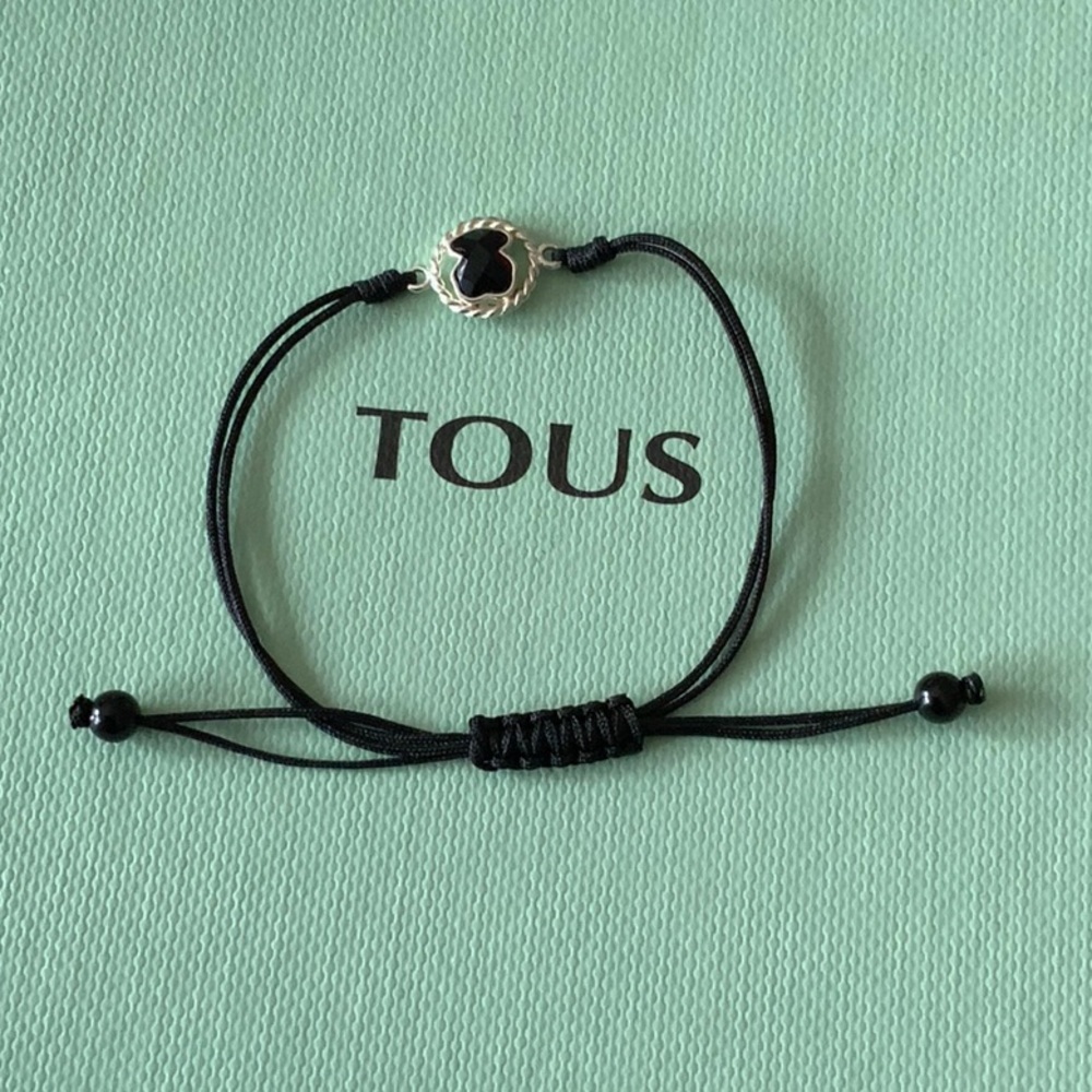 ❤️❤️ SOLD ❤️❤️ Tous Onyx Cord Bracelet - Picture 5 of 7
